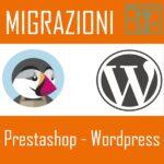 Servizio di migrazione da Prestashop a Wordpress